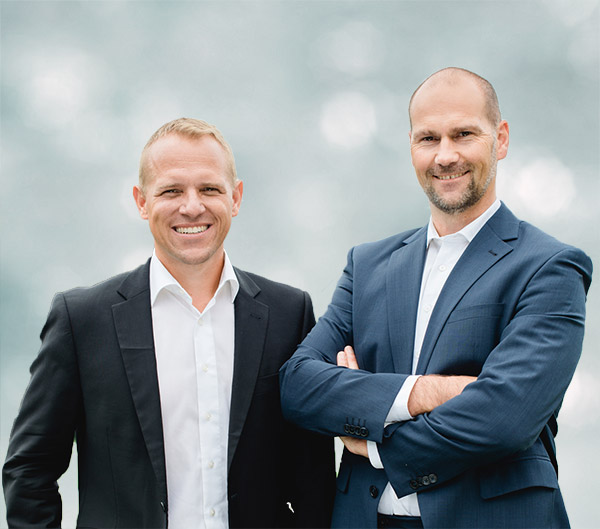 Die Geschäftsführer Bernhard Lindner und Christian Felber